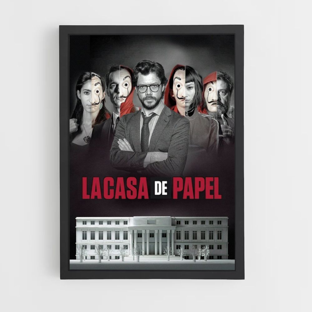 Poster Rapina alla Casa de Papel