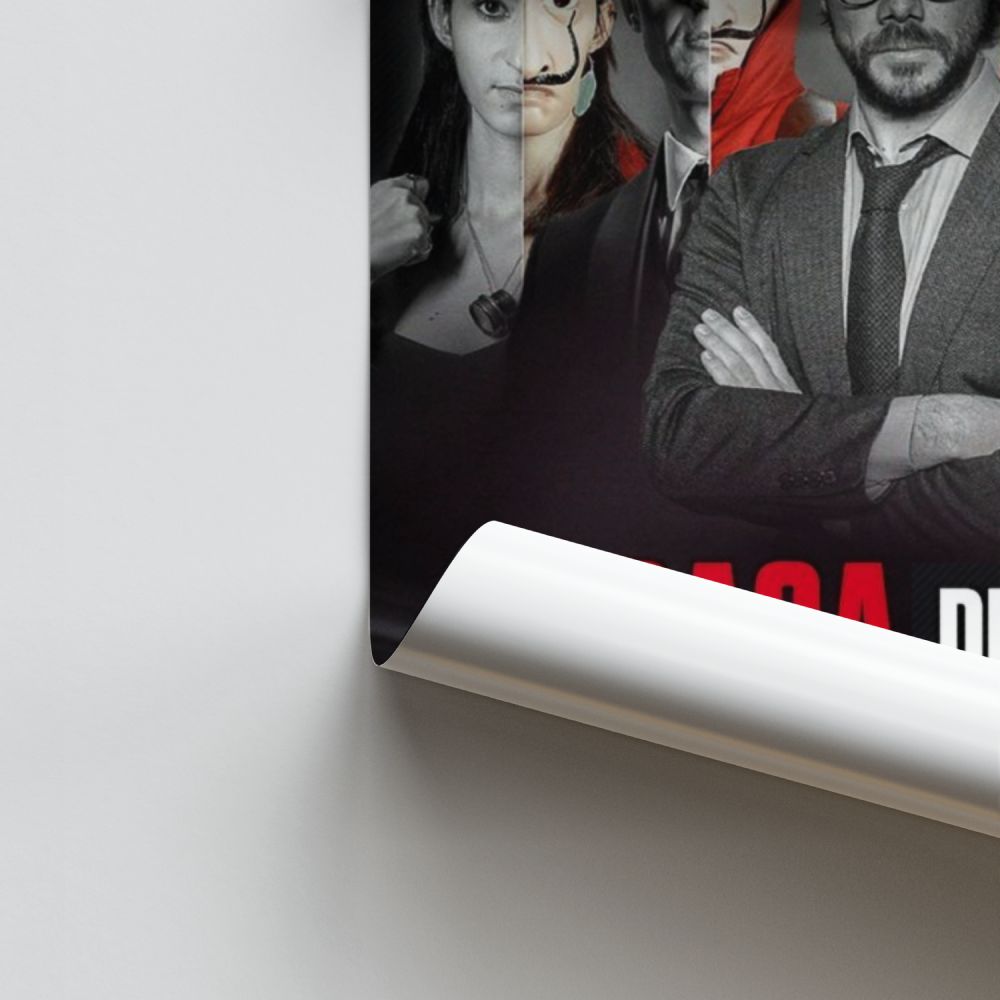 Poster Rapina alla Casa de Papel