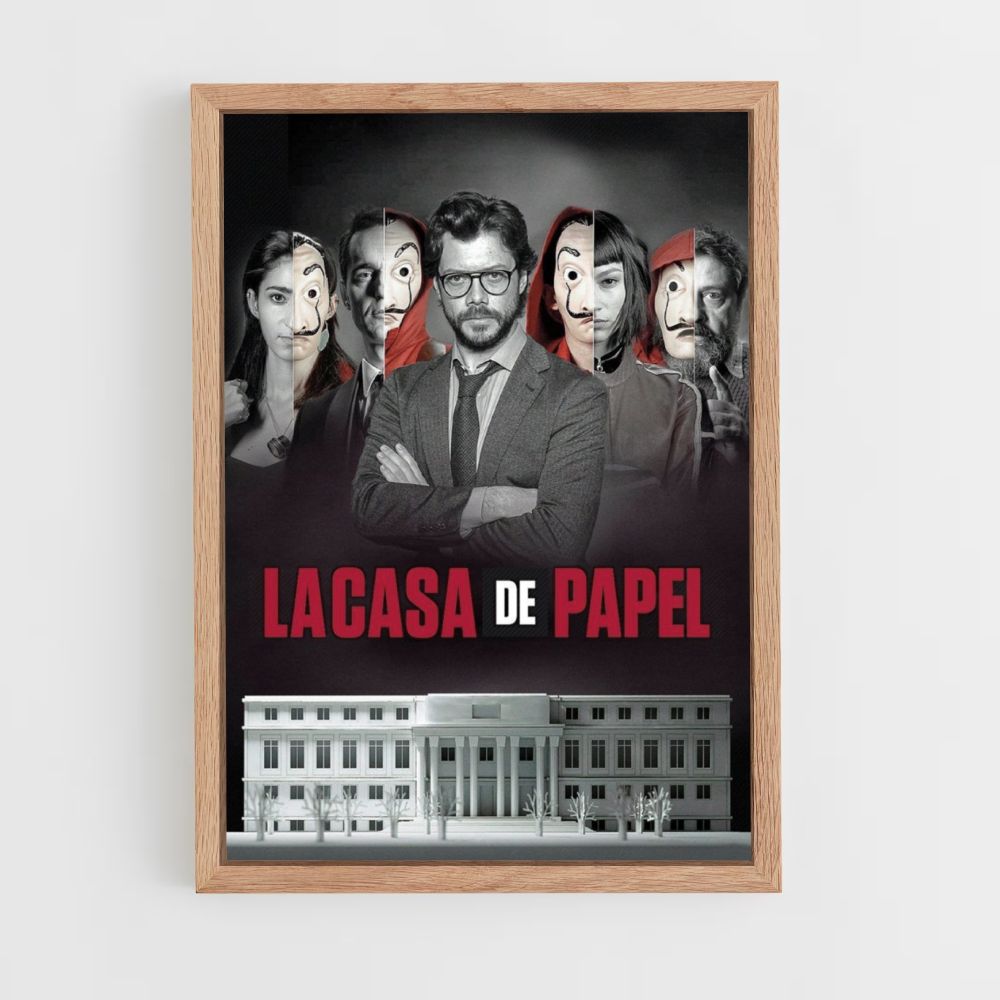 Poster Rapina alla Casa de Papel