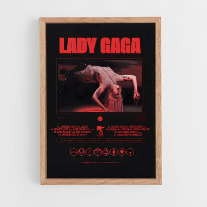 lady-gaga-10 cadre Bois clair