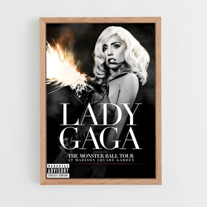 lady-gaga-19 cadre Bois clair