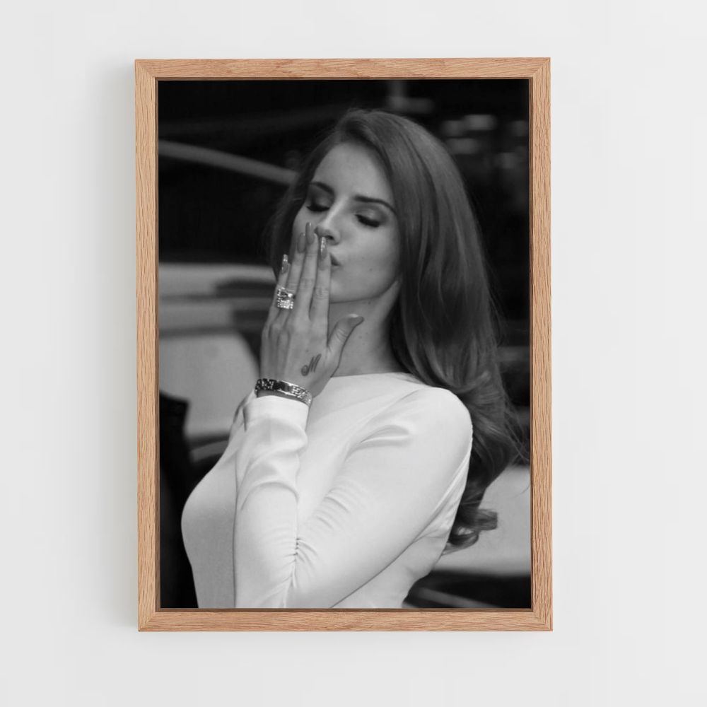 Poster Lana Del Ray Bacio