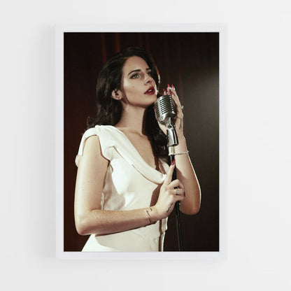 Poster Microfono Lana Del Ray