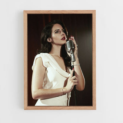 Poster Microfono Lana Del Ray