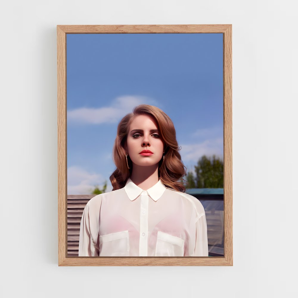 lana-del-ray-6 cadre Bois clair