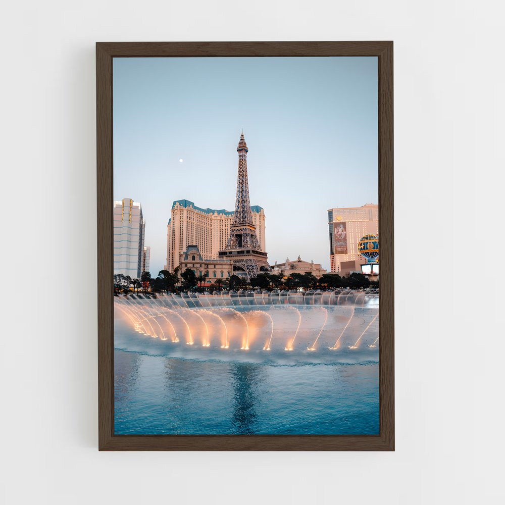 las-vegas-4 cadre Bois foncé
