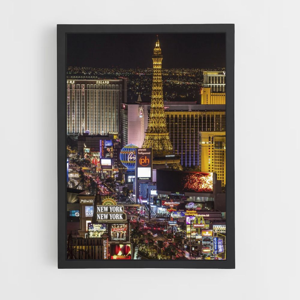 Poster Timelapse Las Vegas