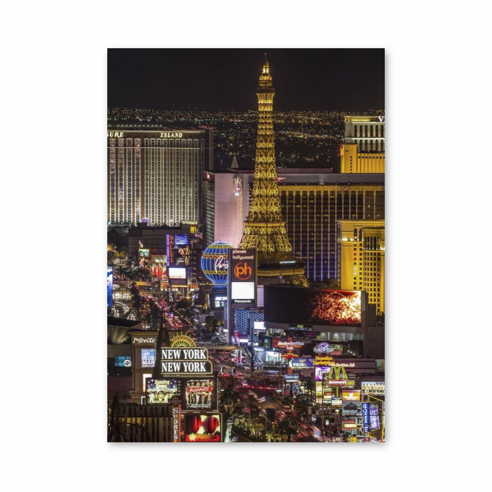 Poster Timelapse Las Vegas