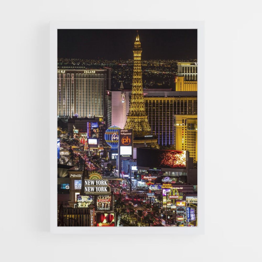 Poster Timelapse Las Vegas