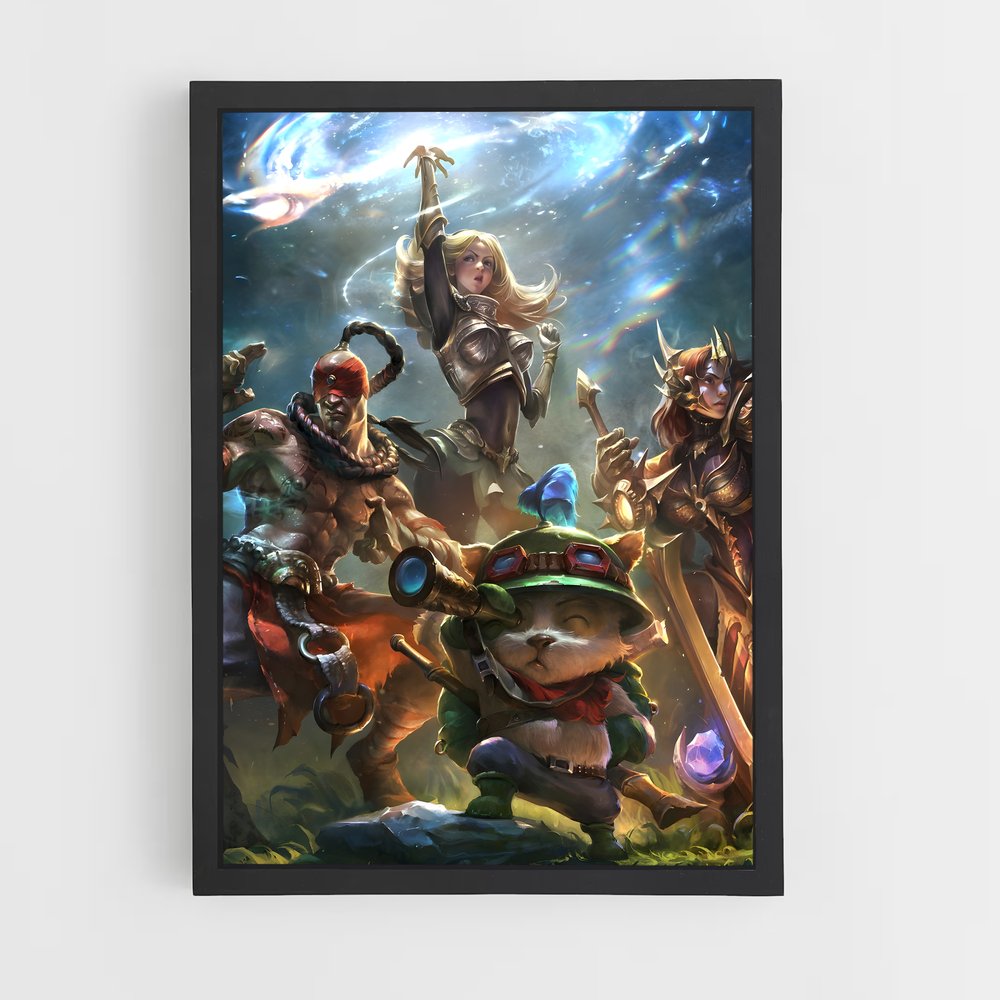 league-of-legends-8 cadre Noir
