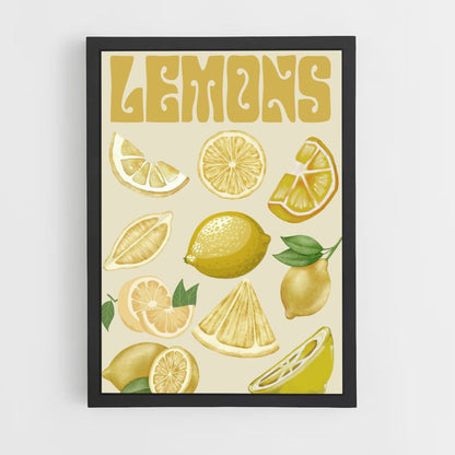 Poster di limoni