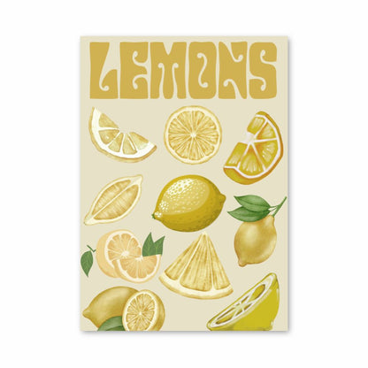 Poster di limoni