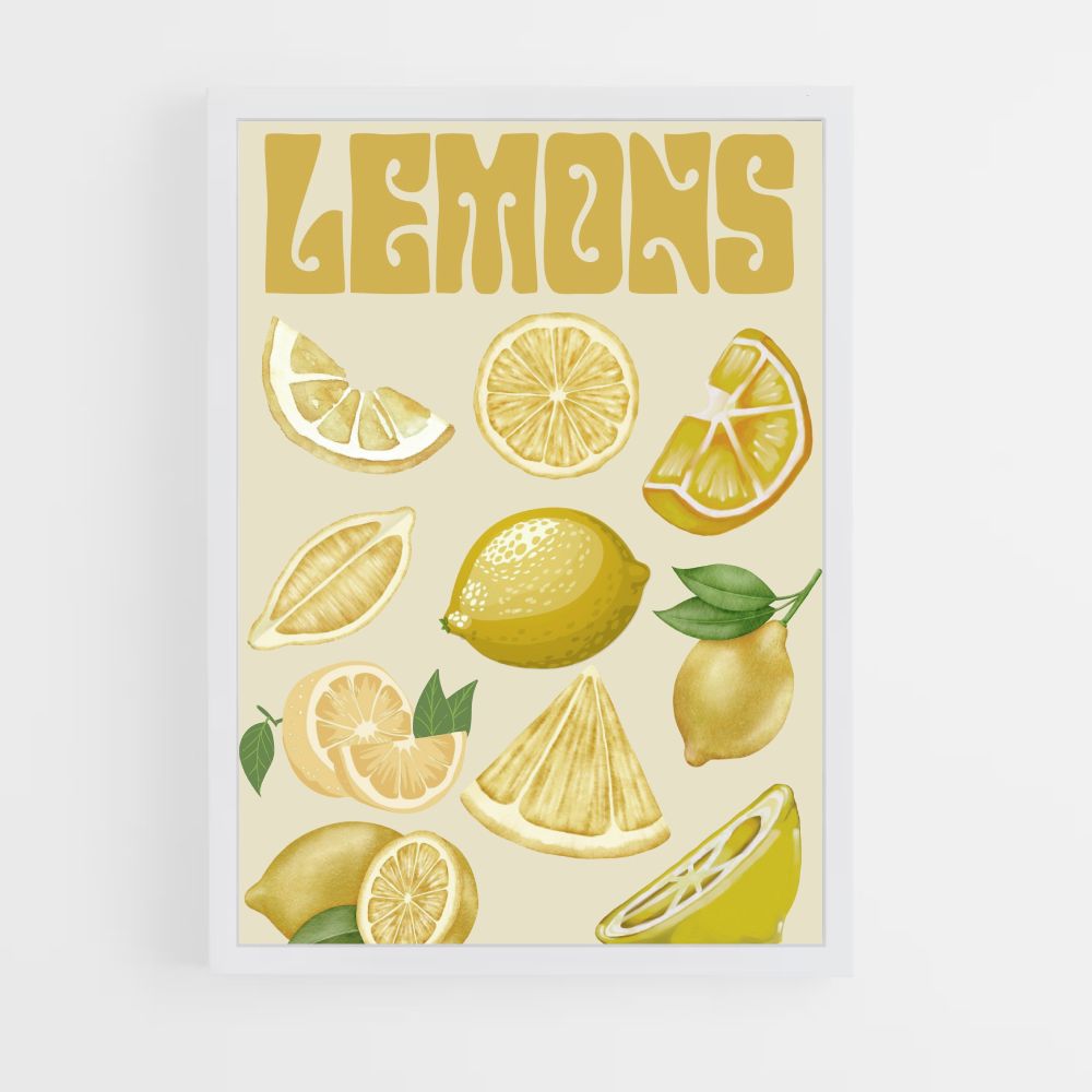 Poster di limoni