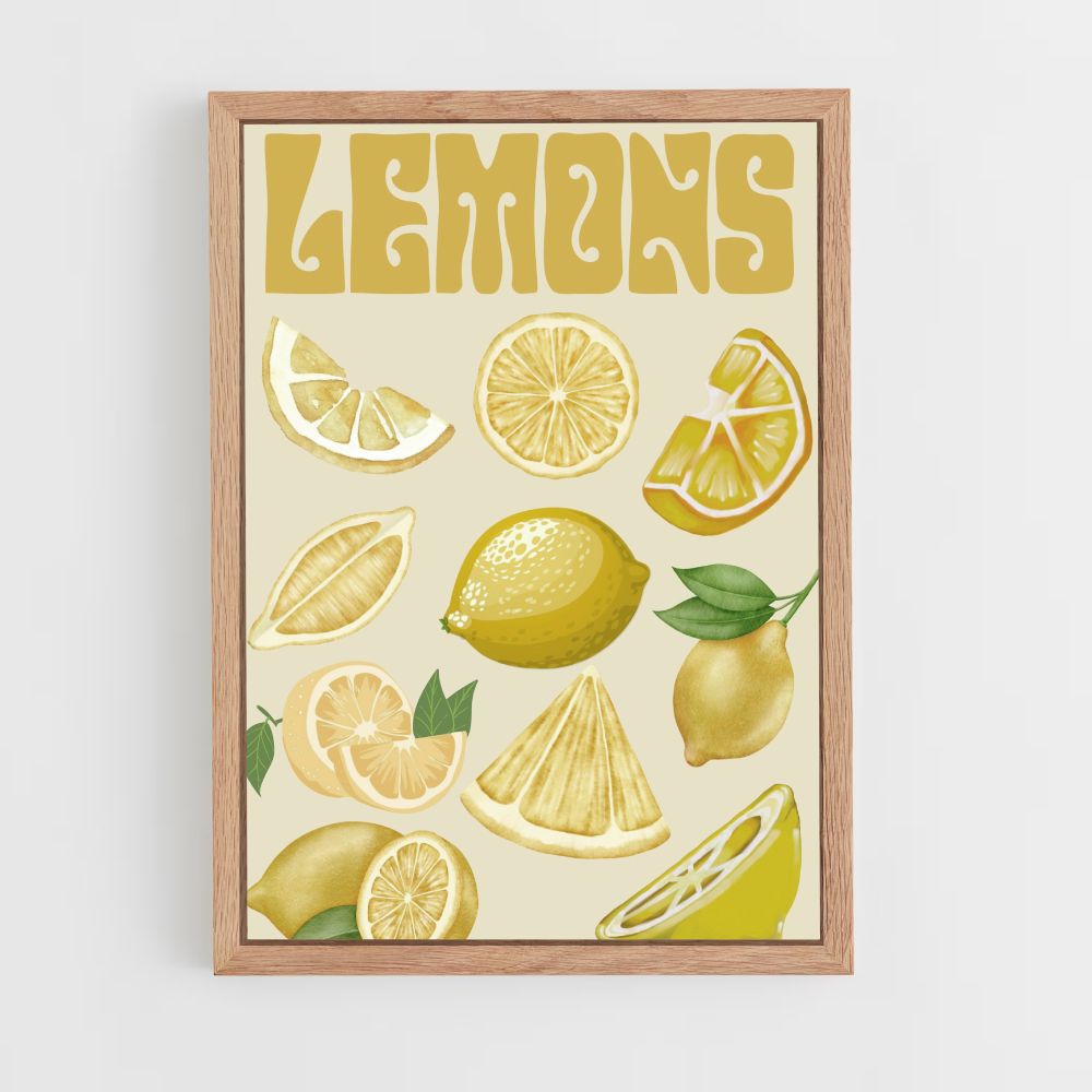 Poster di limoni