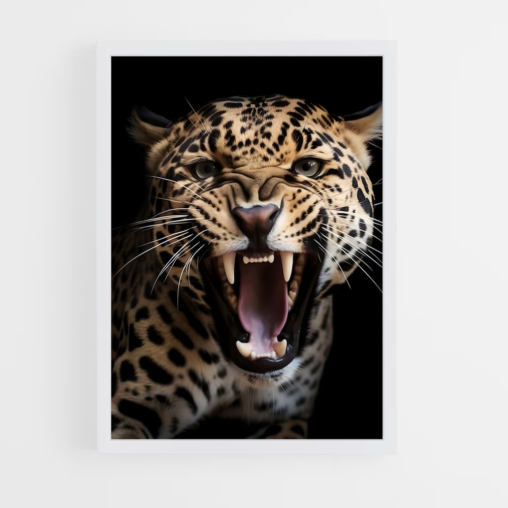 leopard-3 cadre Blanc