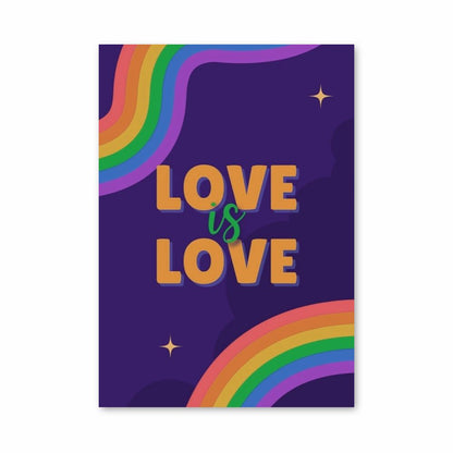 Poster Amore Arcobaleno