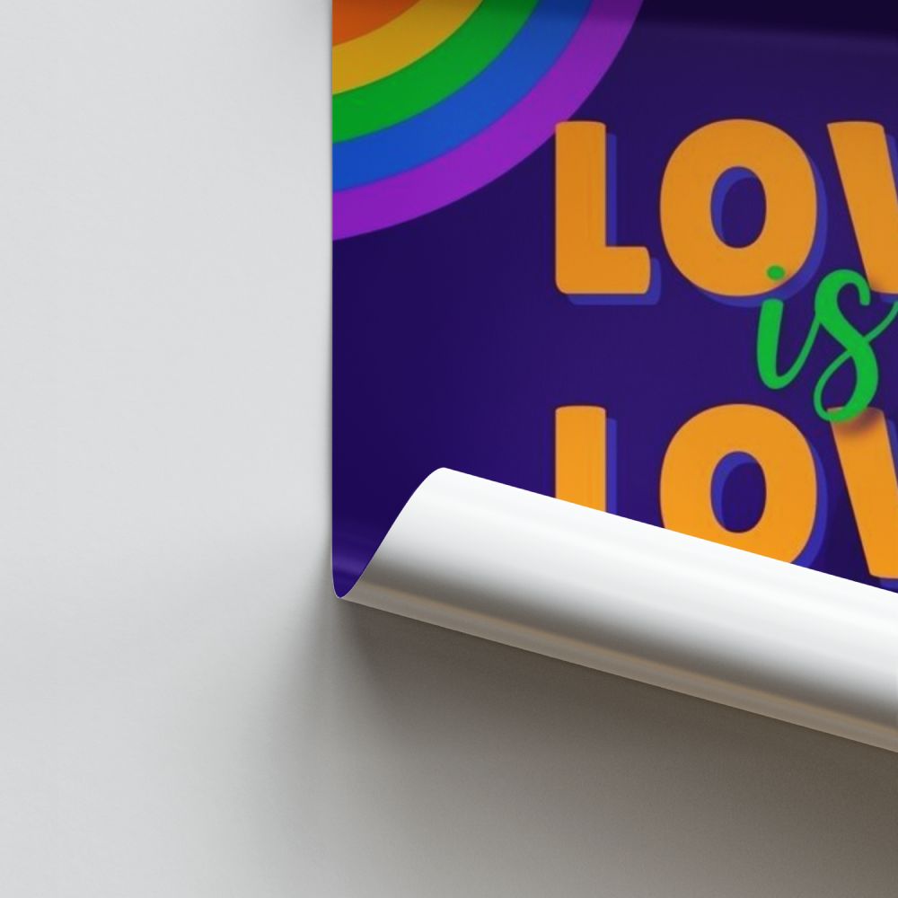 Poster Amore Arcobaleno