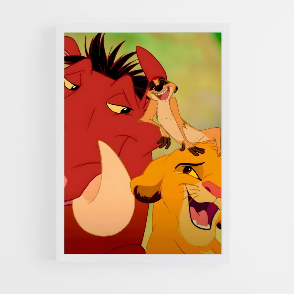 lion-king-10 cadre Blanc