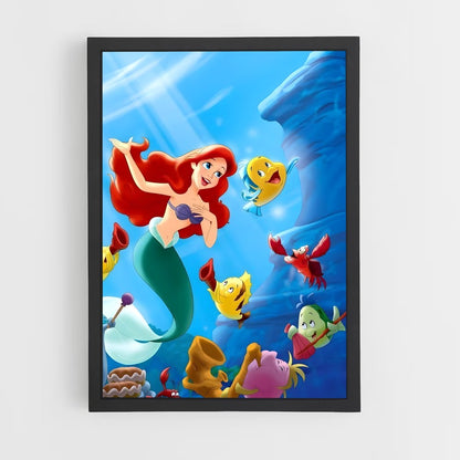 little-mermaid-2 cadre Noir
