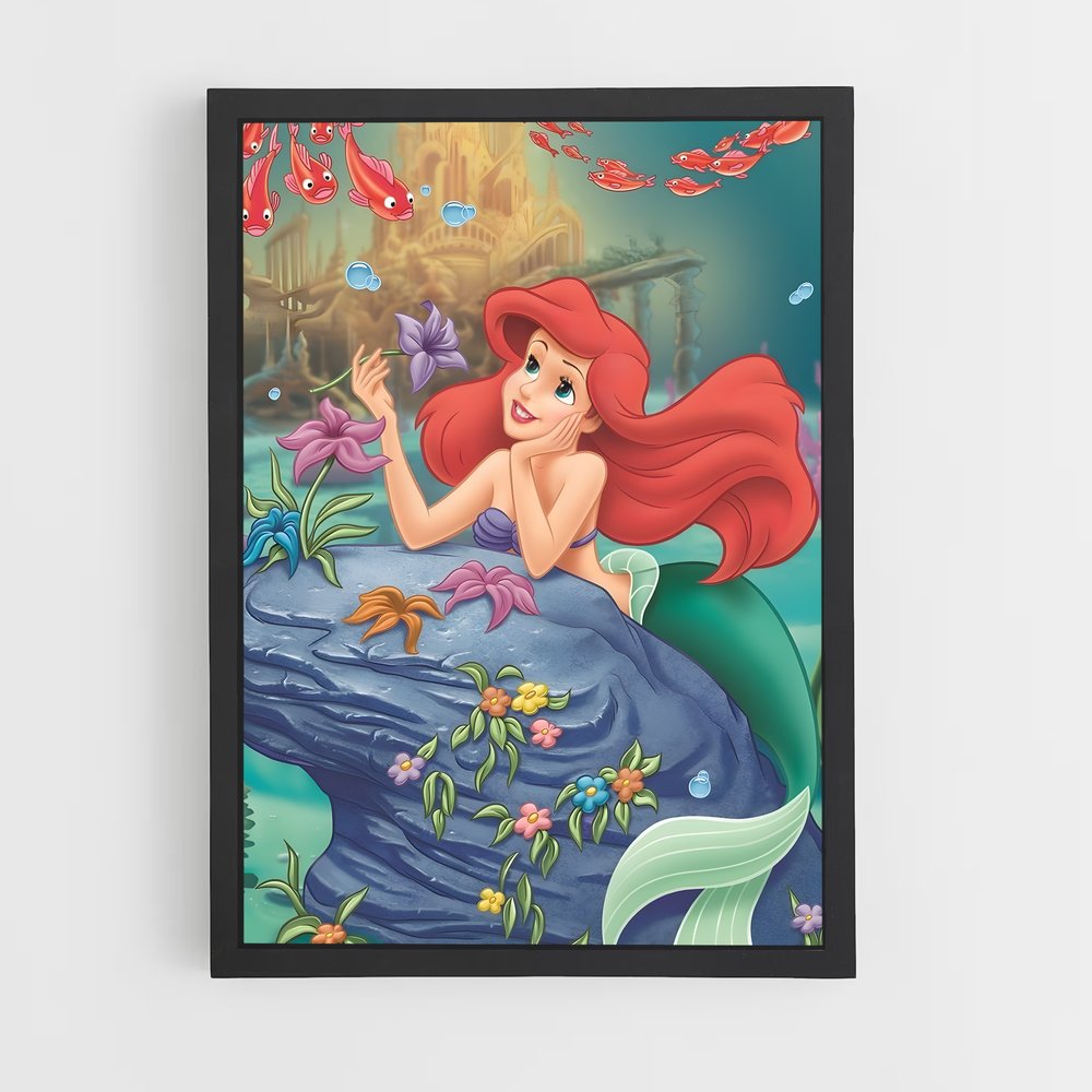 little-mermaid-5 cadre Noir