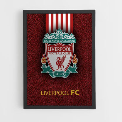 Poster della squadra di calcio del Liverpool