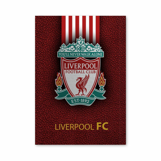 Poster della squadra di calcio del Liverpool