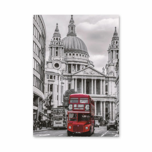 Poster Autobus rosso di Londra