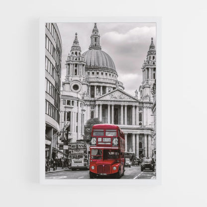 Poster Autobus rosso di Londra