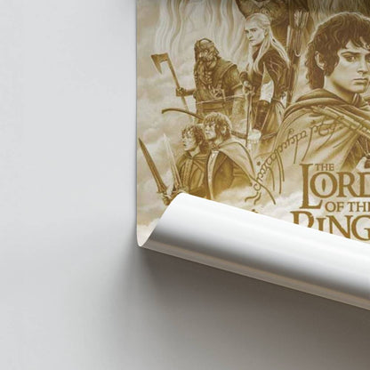 Poster LOTR Beige