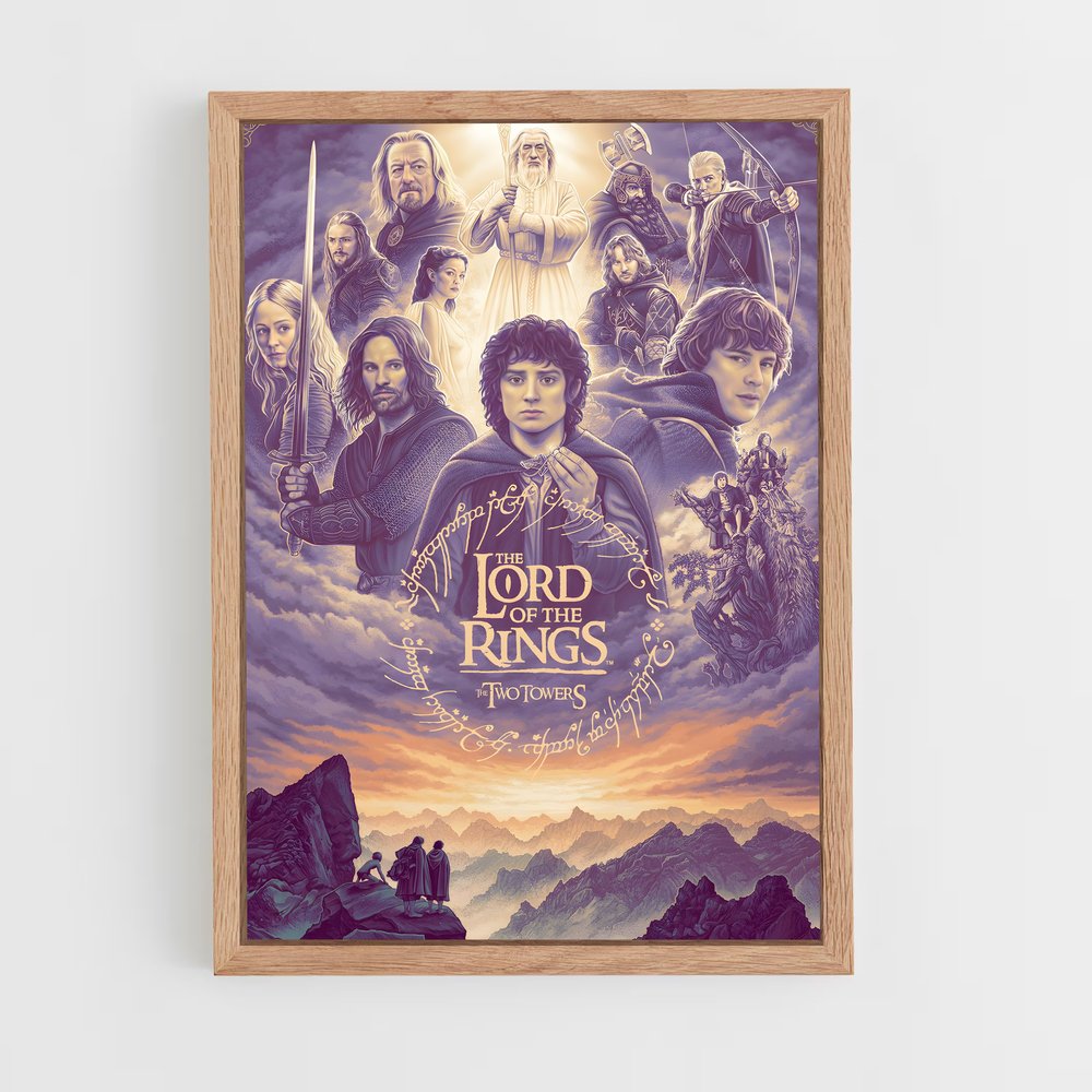 lord-of-the-ring-16 cadre Bois clair