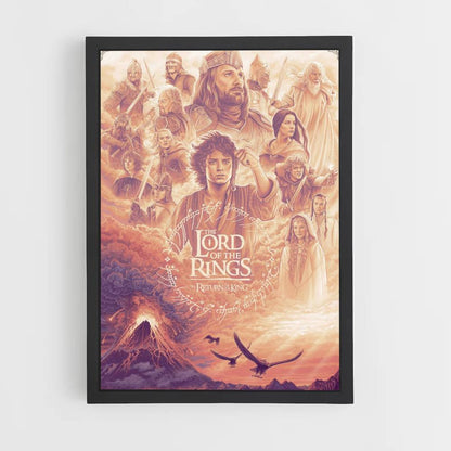 Poster LOTR Arancione