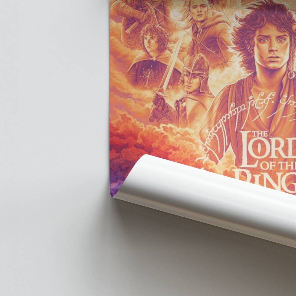 Poster LOTR Arancione