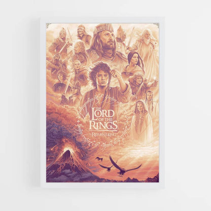 Poster LOTR Arancione