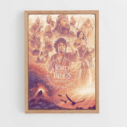 Poster LOTR Arancione