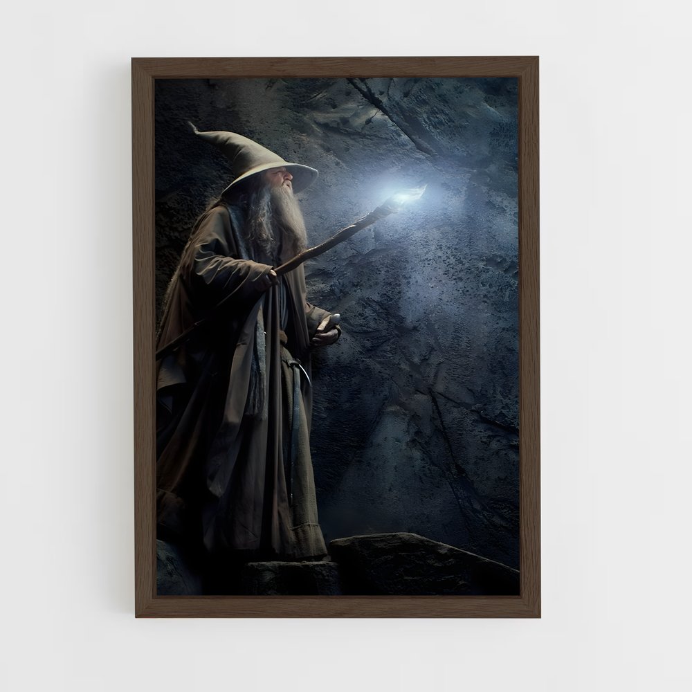 lord-of-the-ring-9 cadre Bois foncé