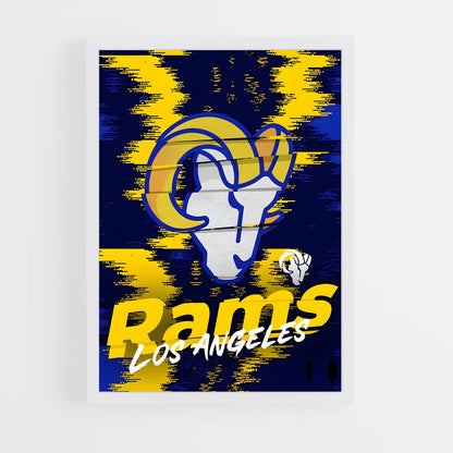 los-angeles-rams-13 cadre Blanc