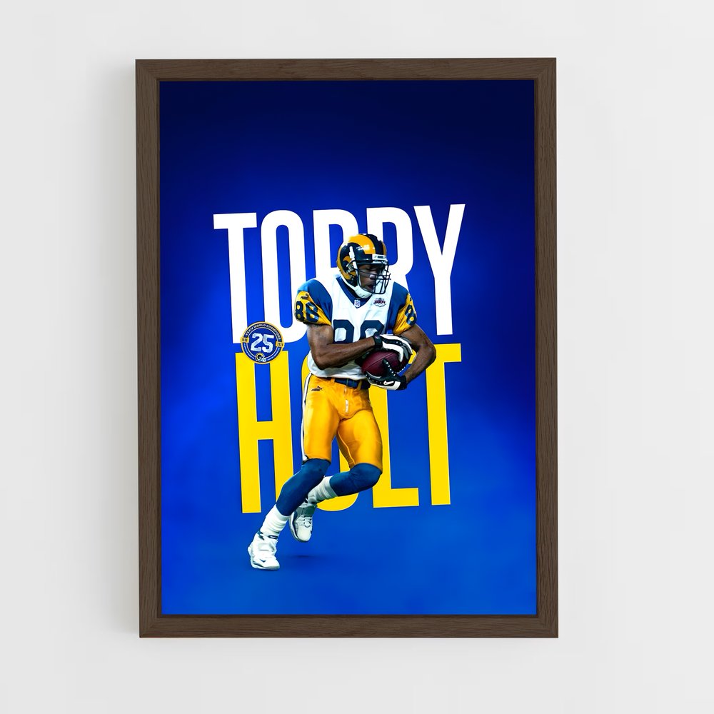 los-angeles-rams-4 cadre Bois foncé