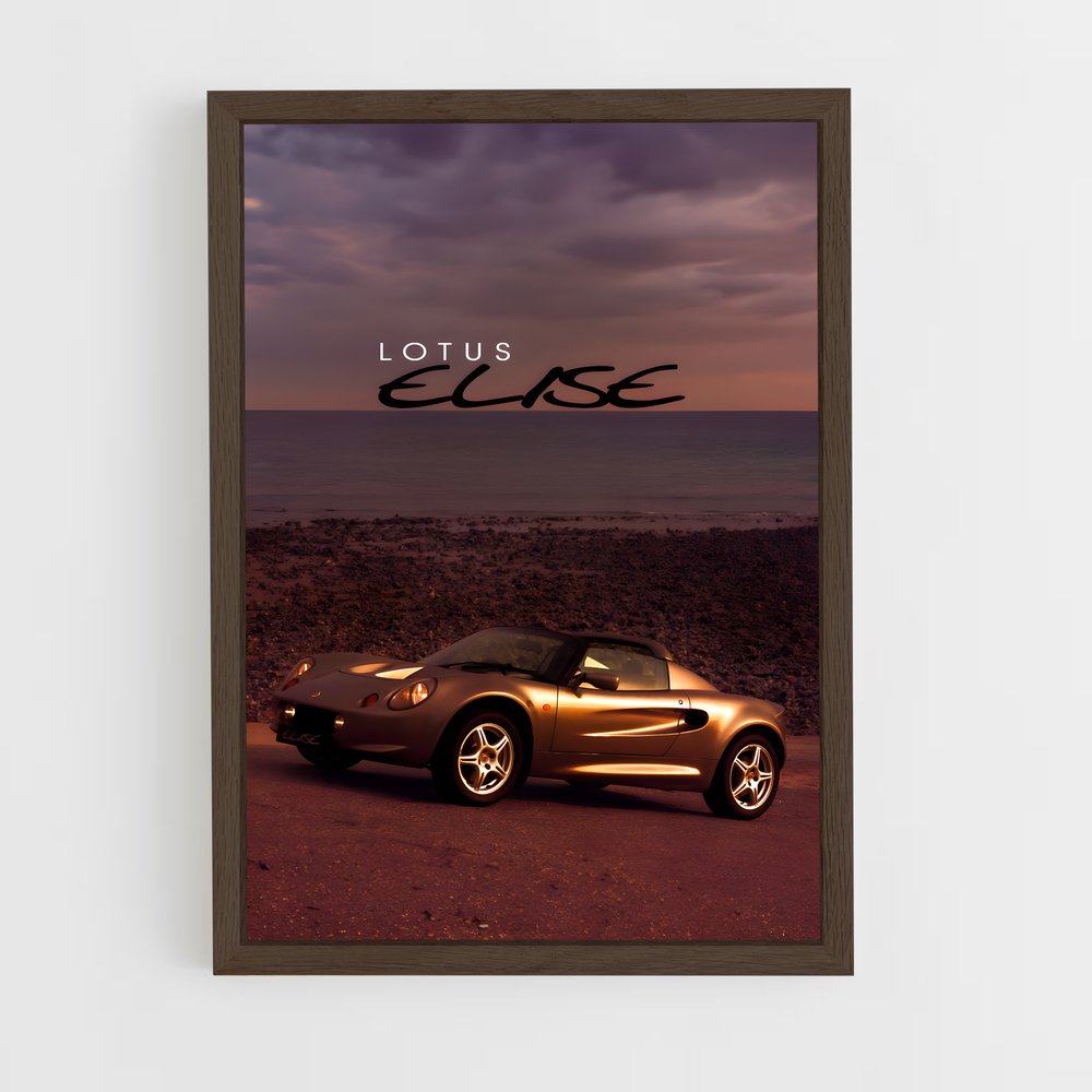 lotus-2 cadre Bois foncé