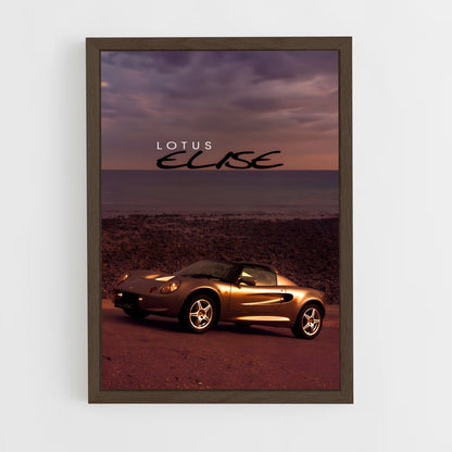 lotus-2 cadre Bois foncé