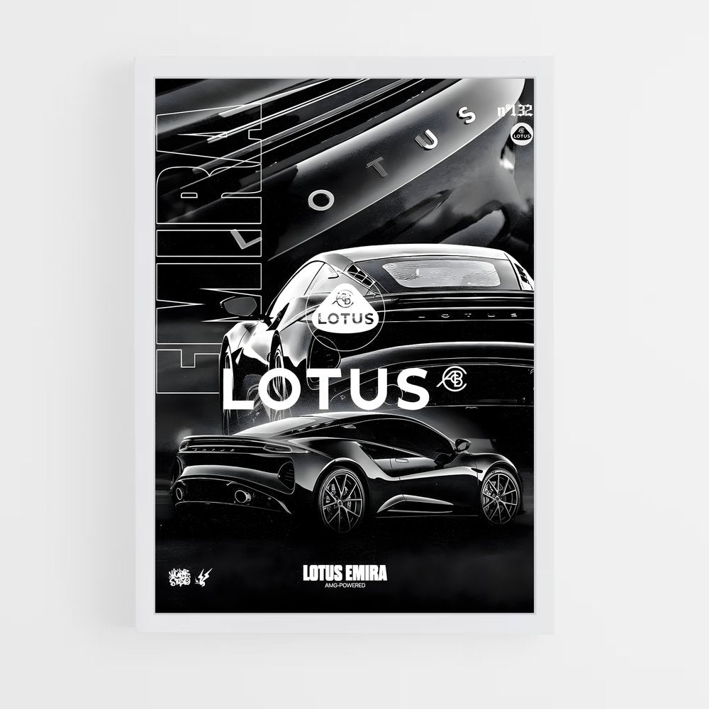 lotus-5 cadre Blanc