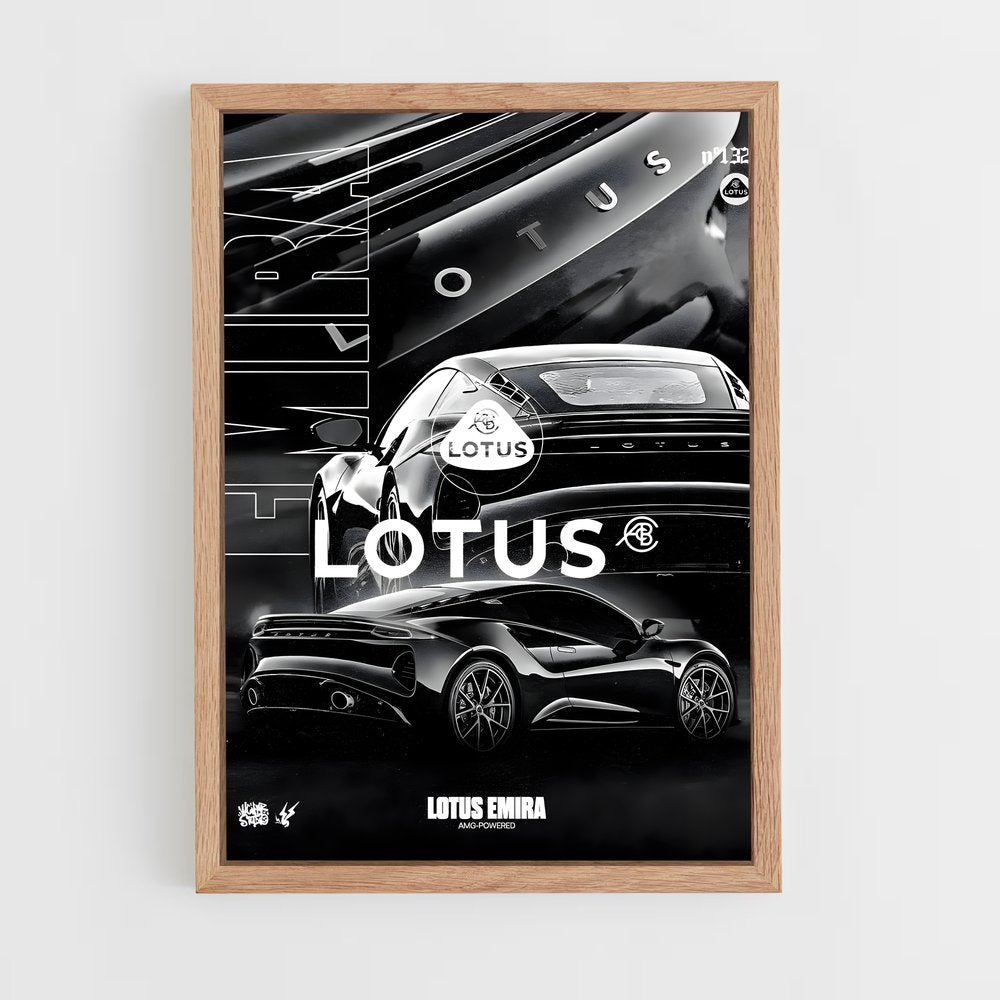 lotus-5 cadre Bois clair