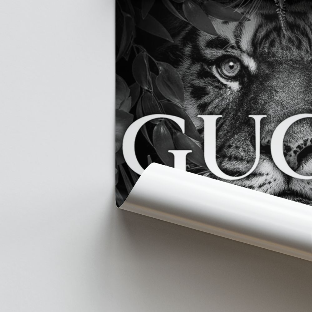 Poster della tigre di Gucci