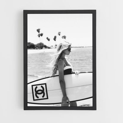 Poster Chanel Surf Bianco