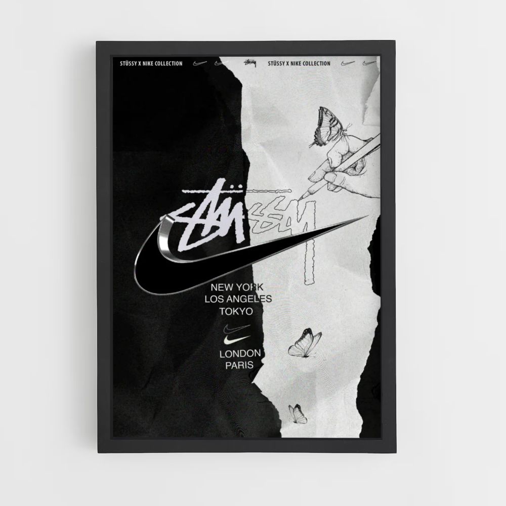 Poster Nike x Stussy