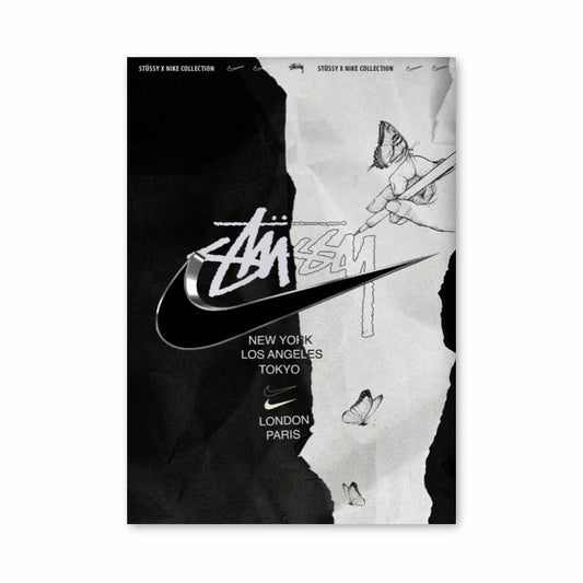 Poster Nike x Stussy