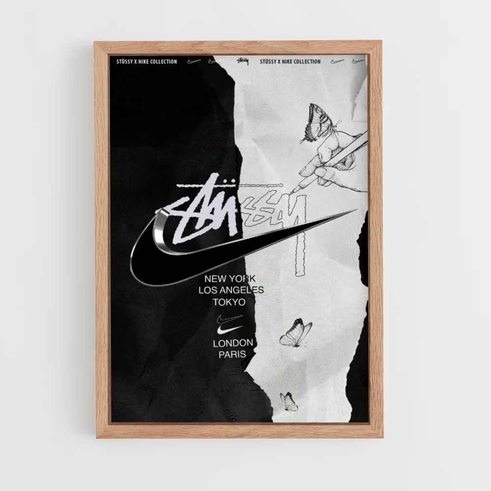 Poster Nike x Stussy