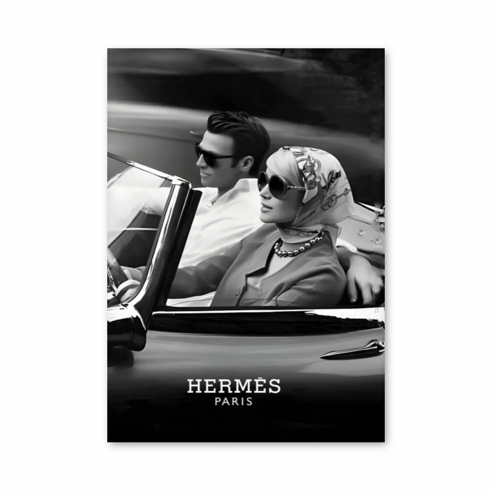 Poster Hermès Parigi Auto