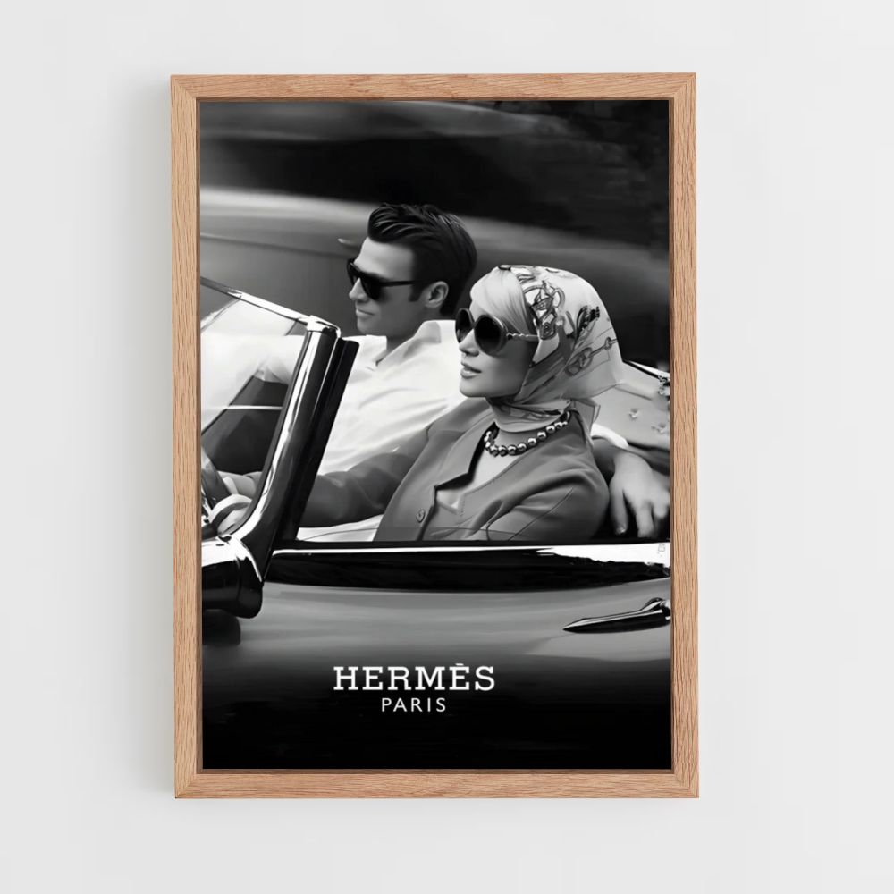 Poster Hermès Parigi Auto