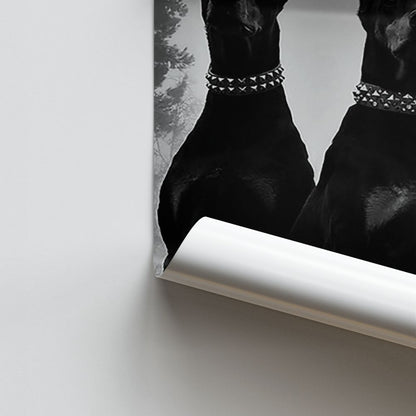 Poster del cane Balenciaga