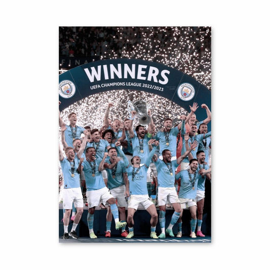 Manifesto celebrativo del Manchester City